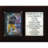 C/&I Collectables NCAA Pittsburgh Panthers Mens Larry Fitzgerald Two Card Plaque 6X8 Brown